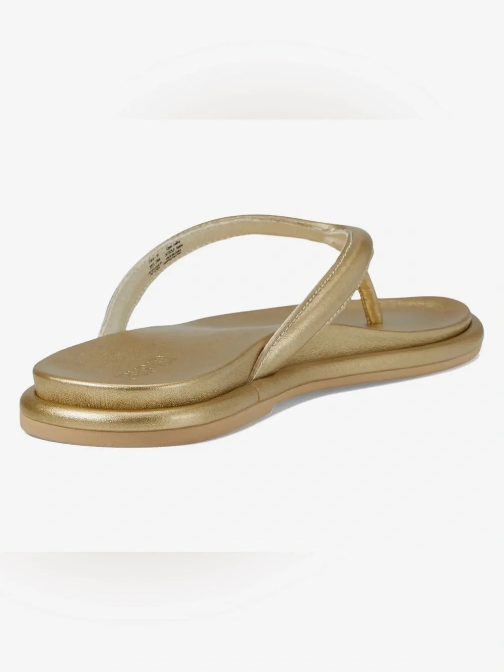 OluKai Tiare Leather Slip-On Sandal, Bubbly Gold, NWT, Women’s Size 10 (EUR 40)
